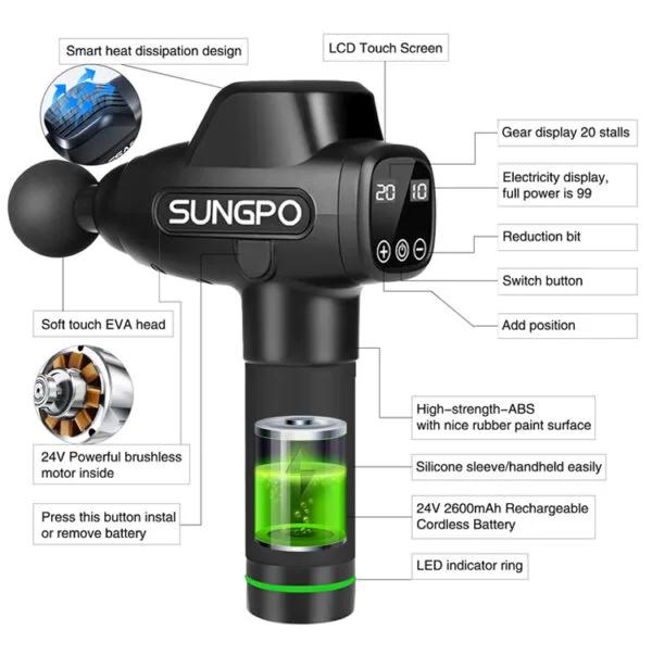 Massage Gun SP-MG-002 - Image 3